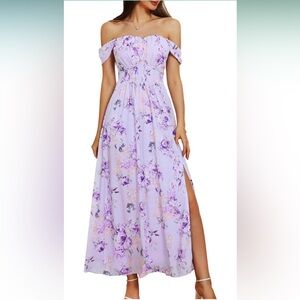 Grace Karin women’s summer floral print flowy a line maxi dress
